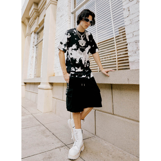 MWM Ανδρική κοντομάνικη μπλούζα Mike Teddy Tie Dye T-Shirt